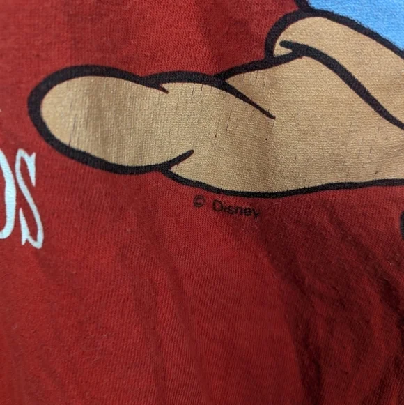 Vintage Walt Disney Snow White & The Seven Dwarves Happy Dwarf Sleep Shirt OS - Picture 3 of 7